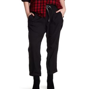 Joe Fresh Dressy Black “Tuxedo Style” Joggers w Silver Trim NWT